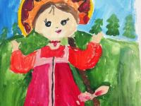 2 место  в конкурсе детского рисунка Любимые мультяшки и киногерои - Тушурашвили Агния