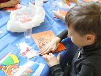 Детский мастер-класс рисование цветным песком по наборам Mr.Painter ведет Закревская Валерия